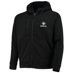 New Orleans Saints  Dunbrooke Shag Tri-Blend Full-Zip Raglan Hoodie
