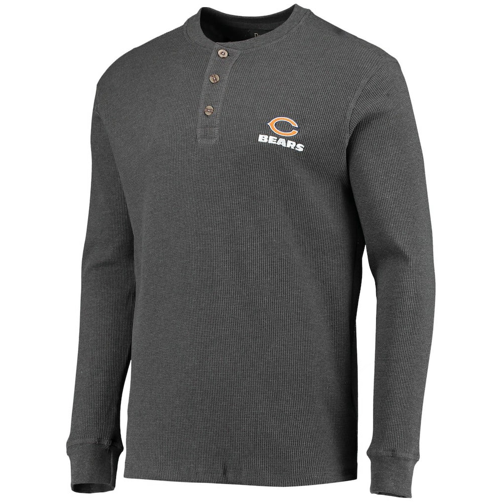 Chicago Bears  Dunbrooke Logo Maverick Thermal Henley Long Sleeve T-Shirt