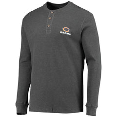 Chicago Bears  Dunbrooke Logo Maverick Thermal Henley Long Sleeve T-Shirt