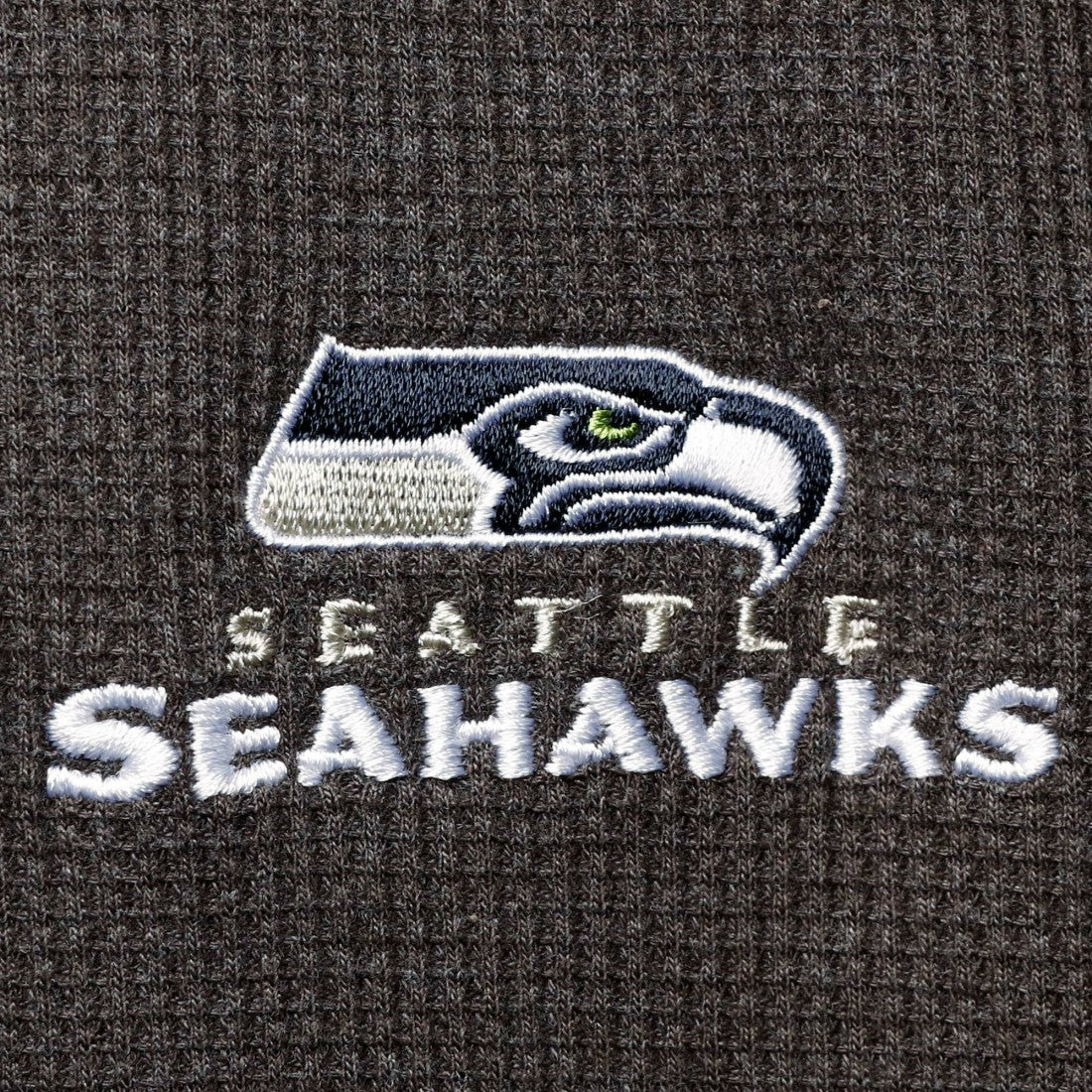 Seattle Seahawks  Dunbrooke Logo Maverick Thermal Henley Long Sleeve T-Shirt