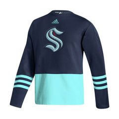 Seattle Kraken adidas Logo AEROREADY Pullover Sweater For Sale