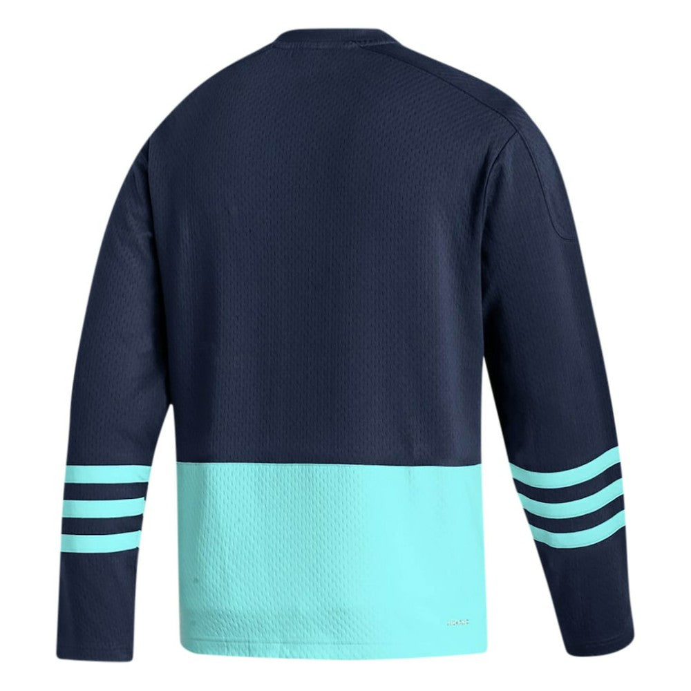 Seattle Kraken adidas Logo AEROREADY Pullover Sweater For Sale