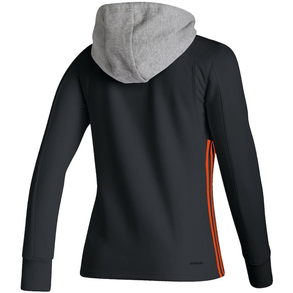 Philadelphia Flyers adidas Women's Skate Lace AEROREADY Pullover Hoodie For Sale