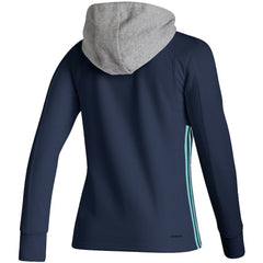 Seattle Kraken adidas Women's Skate Lace AEROREADY Pullover Hoodie Sale