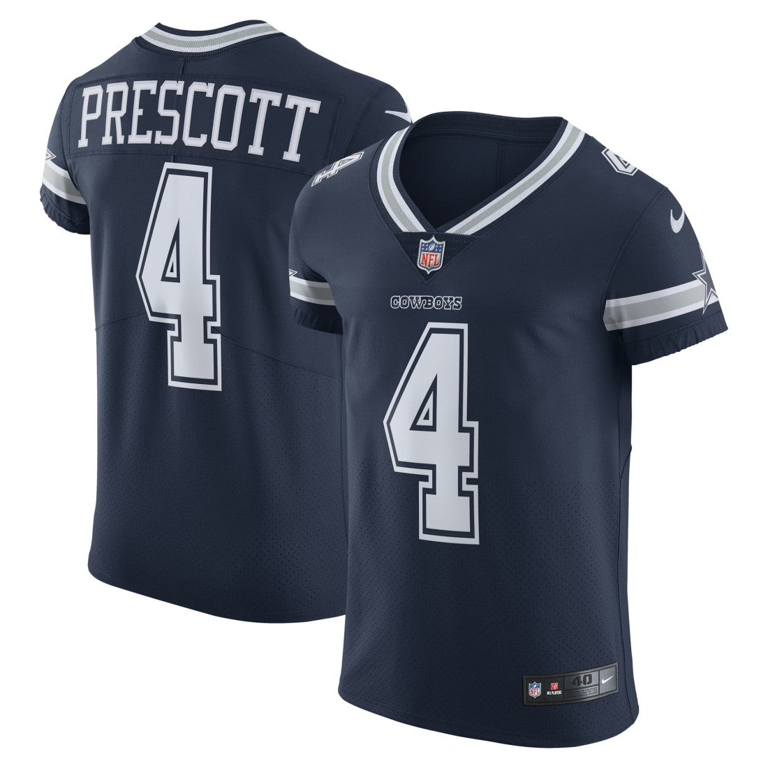 Dallas Cowboys Nike Dak Prescott  Vapor Elite Player Team Jersey