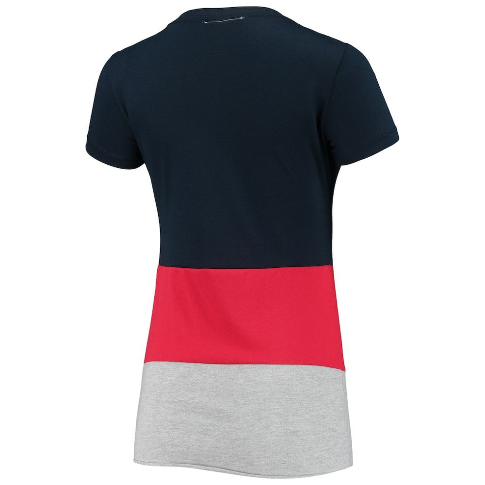 Atlanta Braves Refried Apparel Women's Sustainable Fitted T-Shirt | MLB Discount
