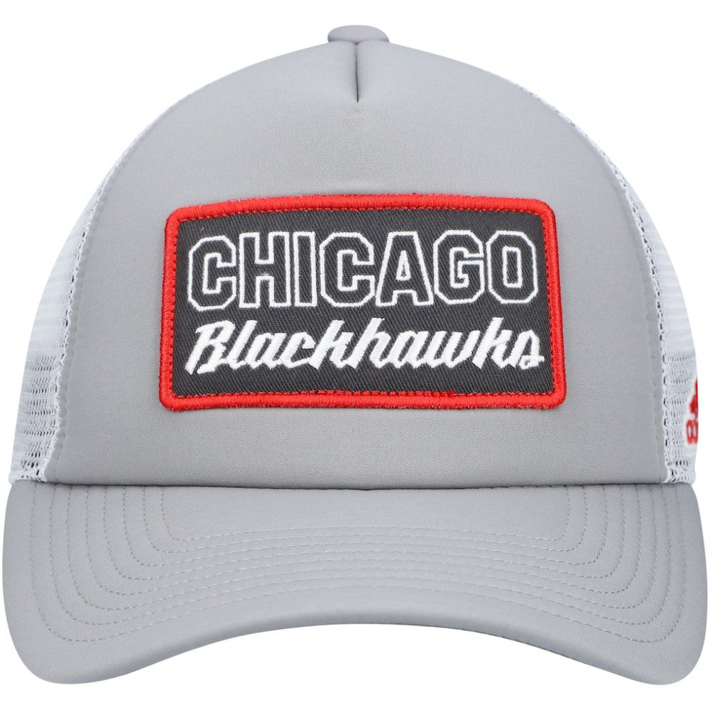 Chicago Blackhawks adidas Locker Room Foam Trucker Snapback Hat Outlet