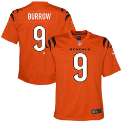 Cincinnati Bengals Nike Joe Burrow  Youth Game Jersey
