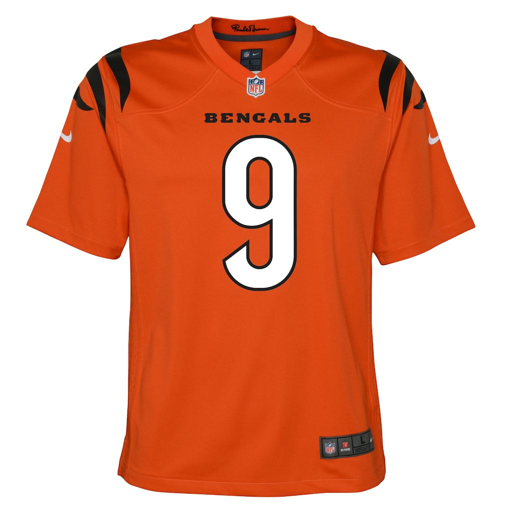 Cincinnati Bengals Nike Joe Burrow  Youth Game Jersey