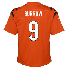 Cincinnati Bengals Nike Joe Burrow  Youth Game Jersey