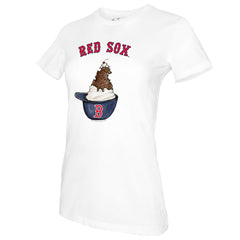 Boston Red Sox Tiny Turnip Women's Sundae Helmet T-Shirt | MLB US