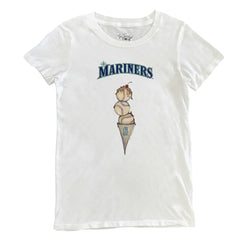 Seattle Mariners Tiny Turnip Women's Triple Scoop T-Shirt | MLB Outlet