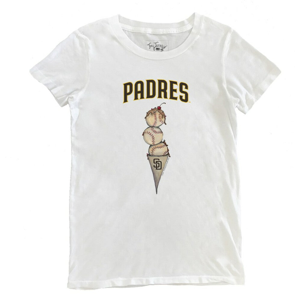 San Diego Padres Tiny Turnip Women's Triple Scoop T-Shirt | MLB Outlet