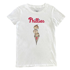 Philadelphia Phillies Tiny Turnip Women's Triple Scoop T-Shirt | MLB US