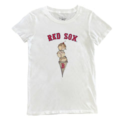 Boston Red Sox Tiny Turnip Women's Triple Scoop T-Shirt | MLB For sale