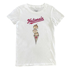 Washington Nationals Tiny Turnip Women's Triple Scoop T-Shirt | MLB Sale