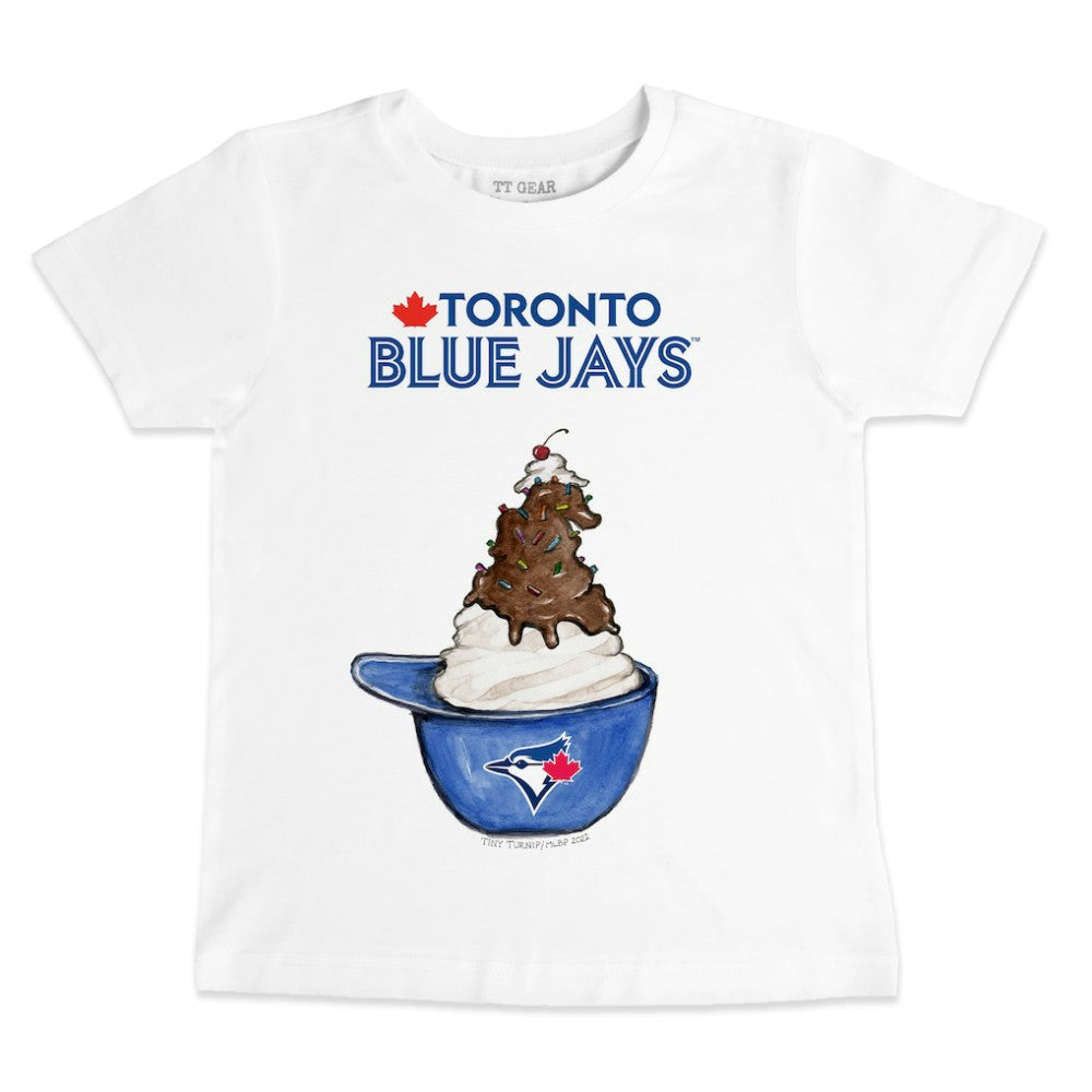 Toronto Blue Jays Tiny Turnip Youth Sundae Helmet T-Shirt | MLB Online