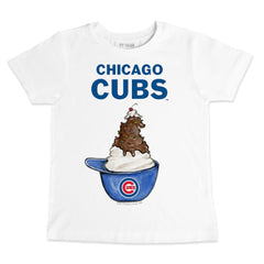 Chicago Cubs Tiny Turnip Youth Sundae Helmet T-Shirt | MLB Near me