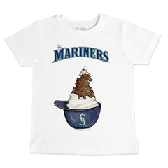 Seattle Mariners Tiny Turnip Youth Sundae Helmet T-Shirt | MLB For sale