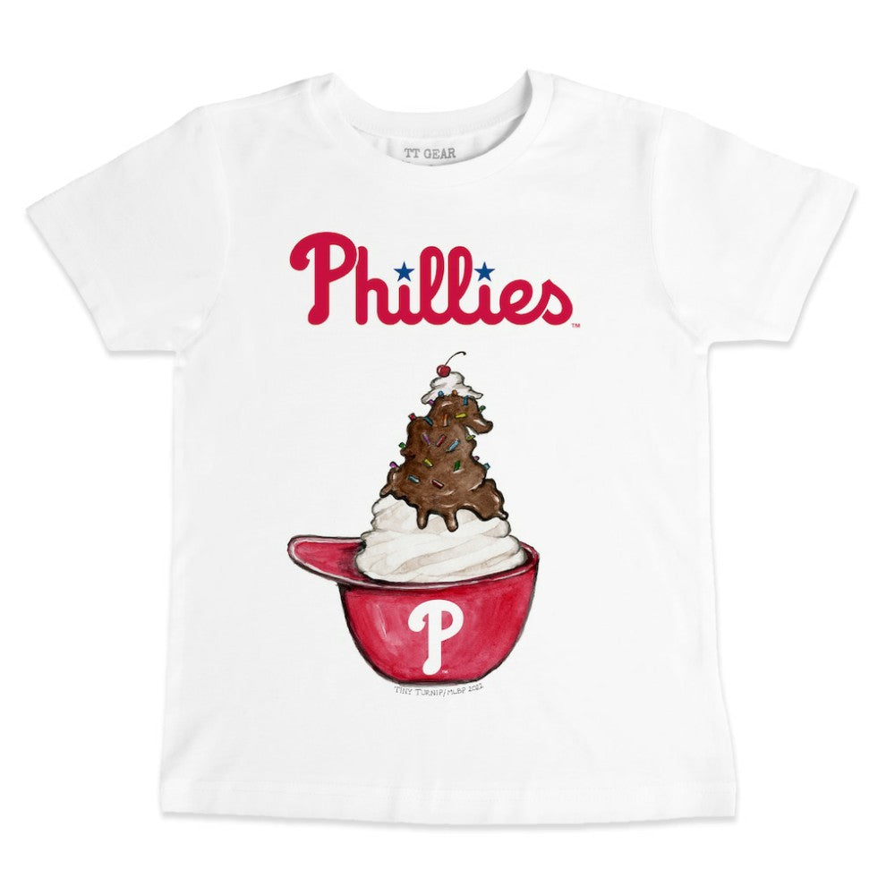 Philadelphia Phillies Tiny Turnip Youth Sundae Helmet T-Shirt | MLB Shop