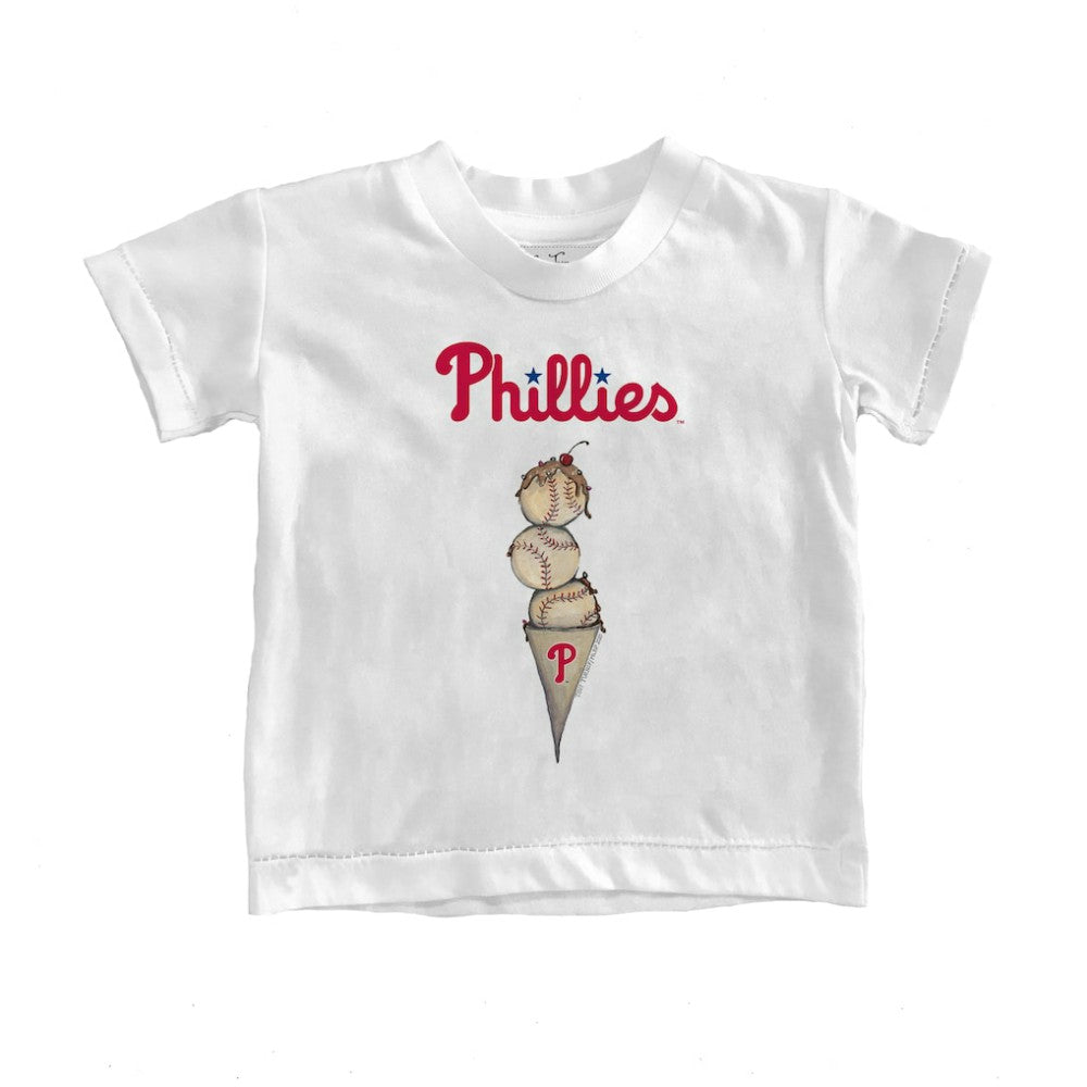 Philadelphia Phillies Tiny Turnip Youth Triple Scoop T-Shirt | MLB US
