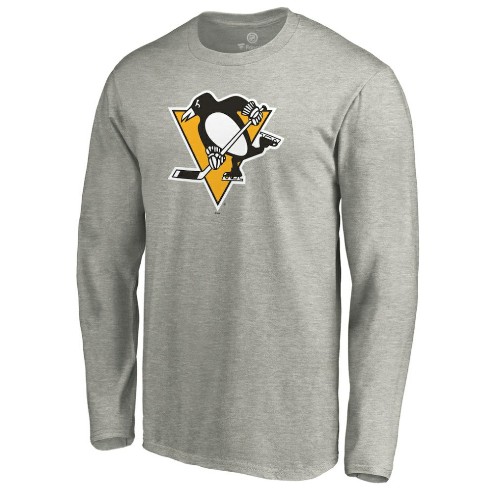 Pittsburgh Penguins Primary Logo Long Sleeve T-Shirt Sale