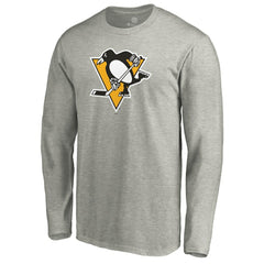 Pittsburgh Penguins Primary Logo Long Sleeve T-Shirt Sale