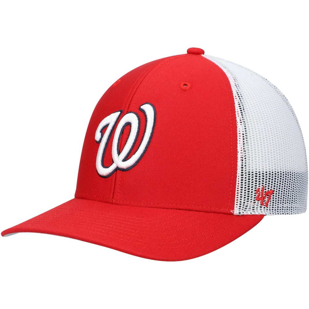 Washington Nationals '47 Primary Logo Trucker Snapback Hat | MLB Outlet