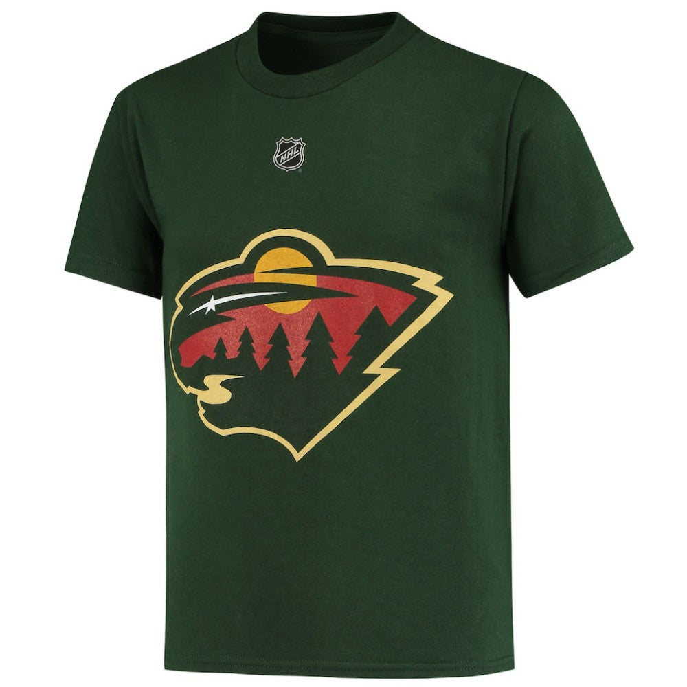 Kirill Kaprizov Minnesota Wild Youth Player Name & Number T-Shirt Discount