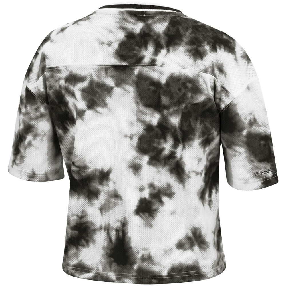 Toronto Raptors Women's Hardwood Classics Tie-Dye Cropped T-Shirt Online