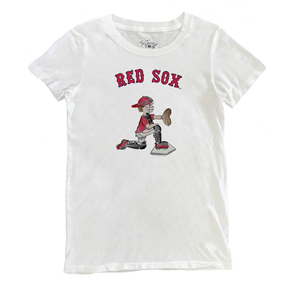 Boston Red Sox Tiny Turnip Women's Caleb the Catcher T-Shirt | MLB Near me