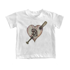 San Diego Padres Tiny Turnip Youth Heart Bat T-Shirt | MLB US
