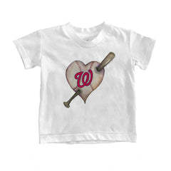 Washington Nationals Tiny Turnip Youth Heart Bat T-Shirt | MLB Shop