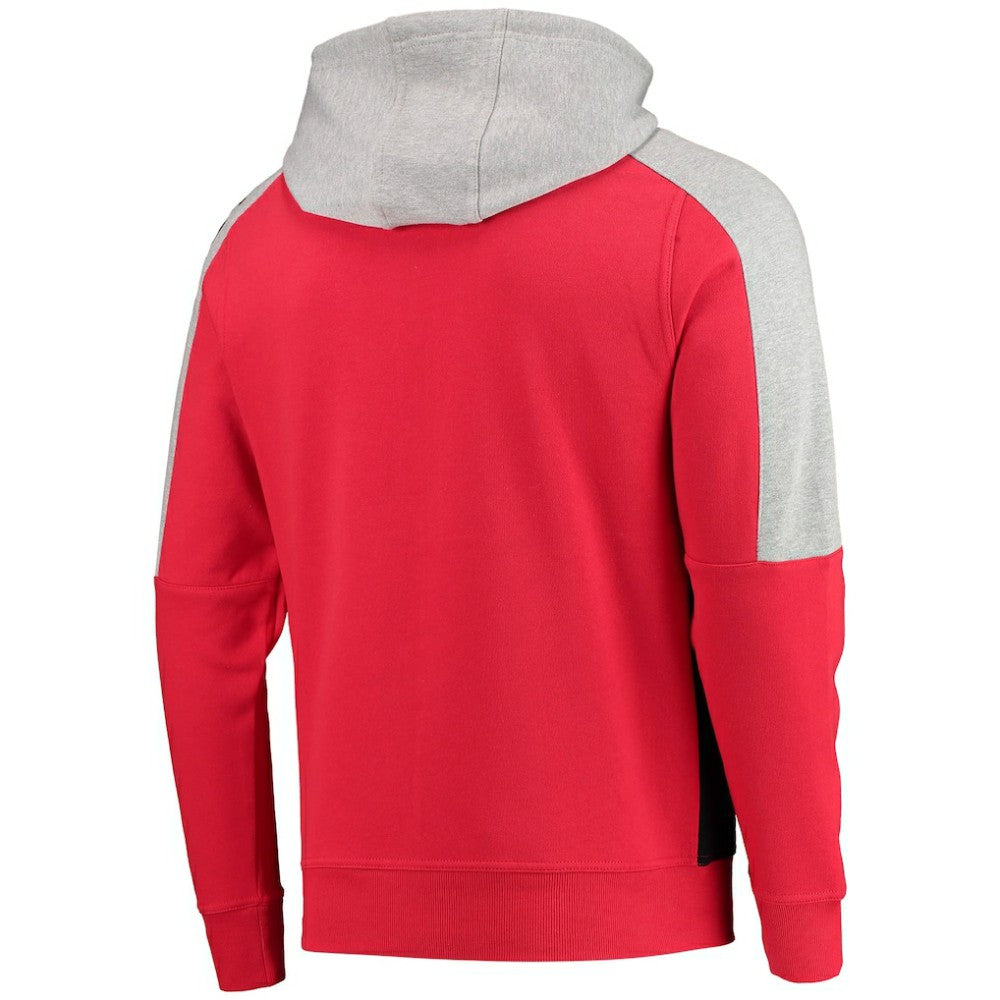 Chicago Blackhawks Starter Playoffs Color Block Full-Zip Hoodie On Sale