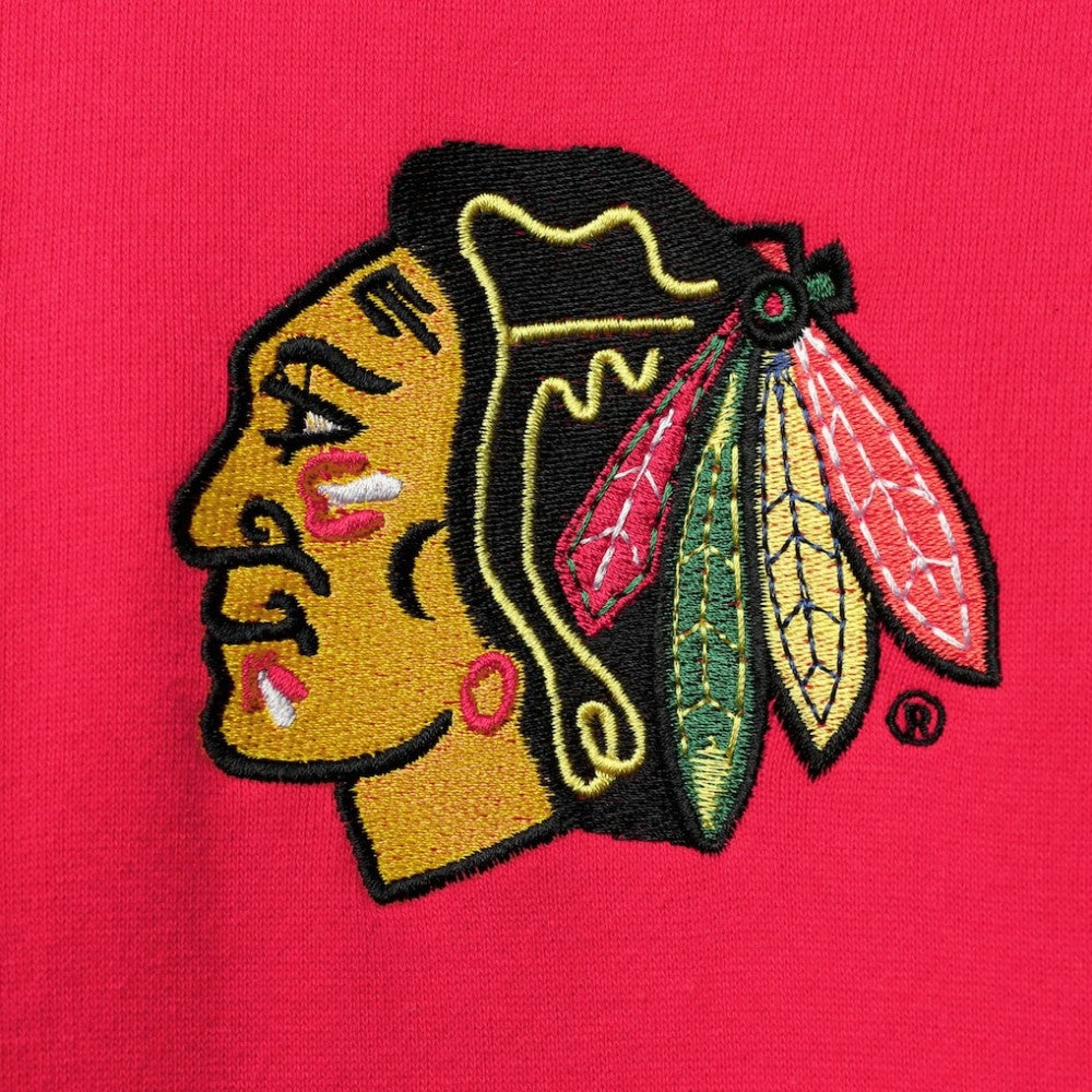 Chicago Blackhawks Starter Playoffs Color Block Full-Zip Hoodie On Sale