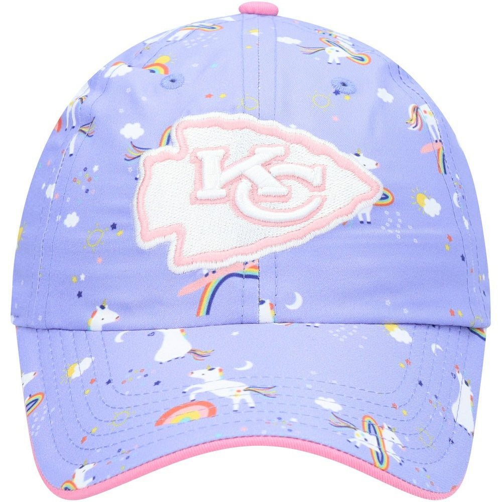 Kansas City Chiefs 47 brand '47 Girls Preschool Unicorn Clean Up Adjustable Hat