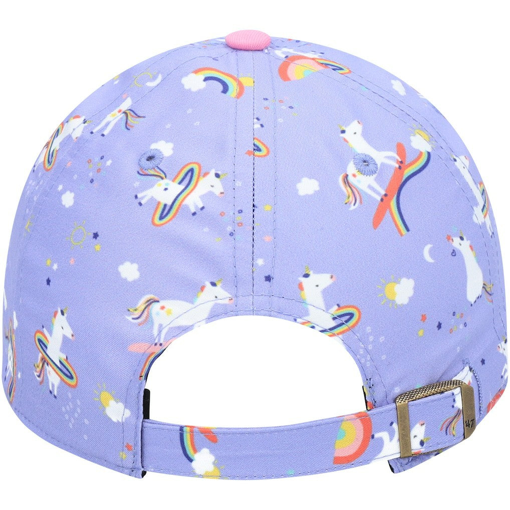 Las Vegas Raiders 47 brand '47 Girls Preschool Unicorn Clean Up Adjustable Hat