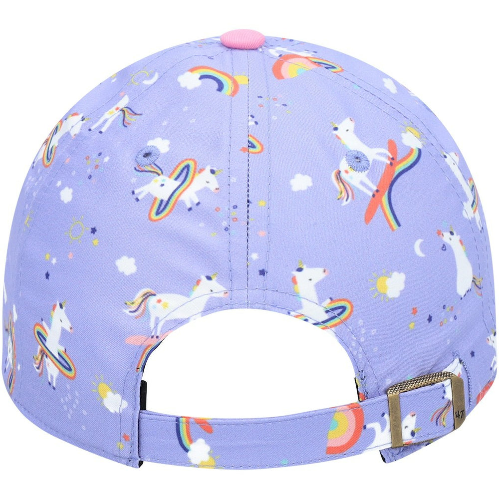 Las Vegas Raiders 47 brand '47 Girls Preschool Unicorn Clean Up Adjustable Hat