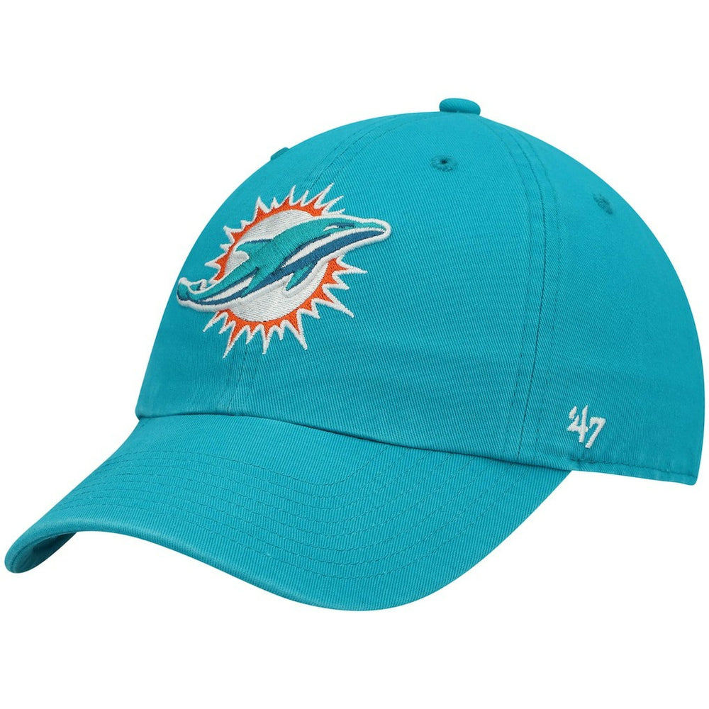 Miami Dolphins 47 brand '47 Youth Logo Clean Up Adjustable Hat