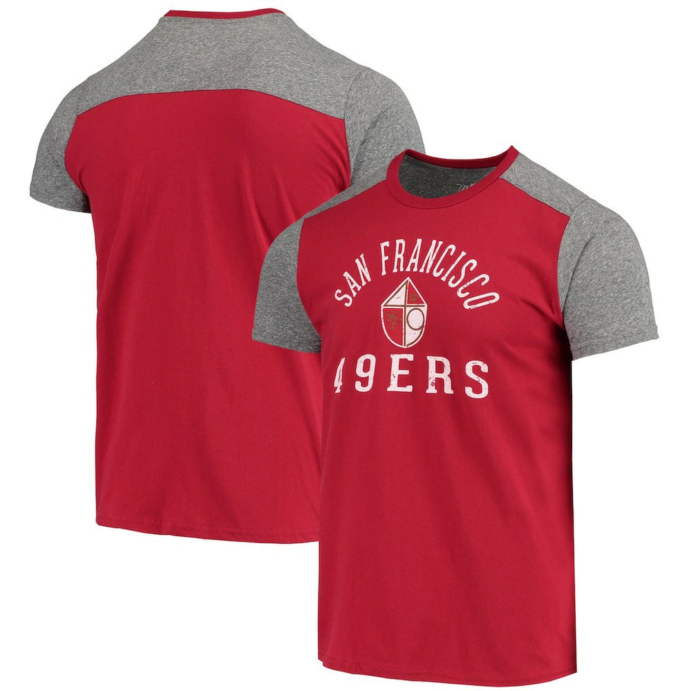 San Francisco 49ers  Majestic Threads Gridiron Classics Field Goal Slub T-Shirt