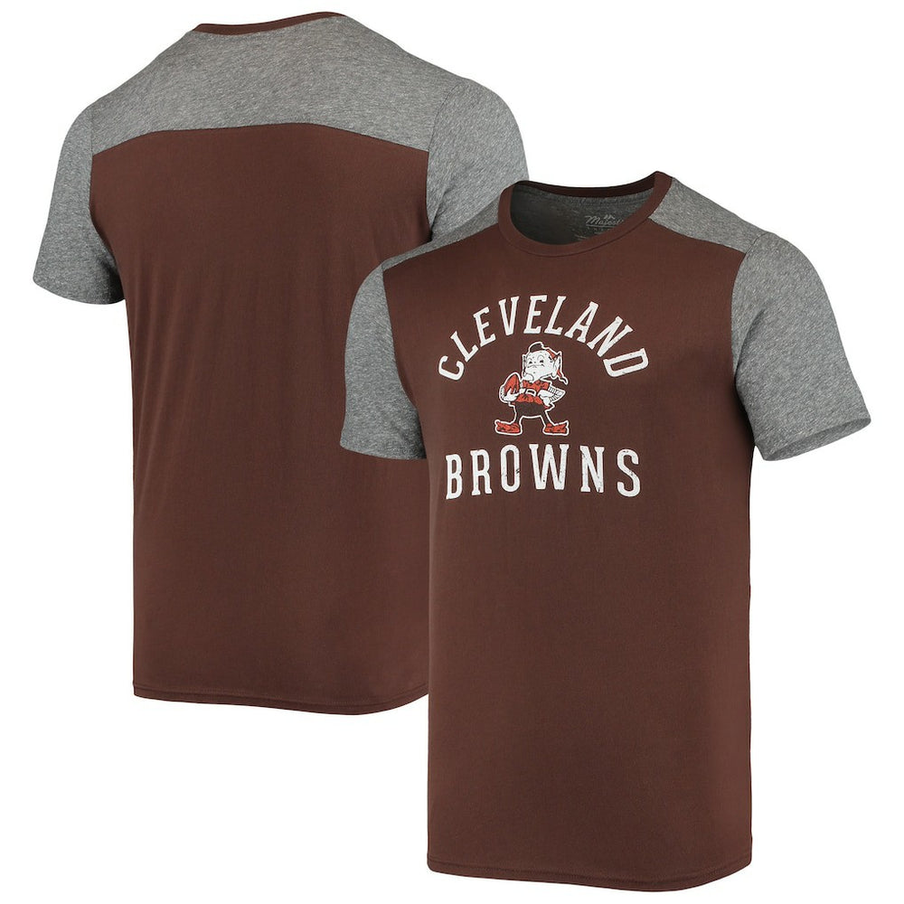 Cleveland Browns  Majestic Threads Brownie The Elf Gridiron Classics Field Goal Slub T-Shirt
