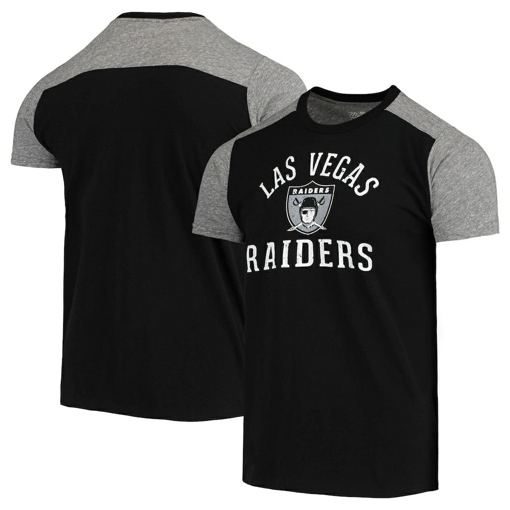 Las Vegas Raiders  Majestic Threads Gridiron Classics Field Goal Slub T-Shirt