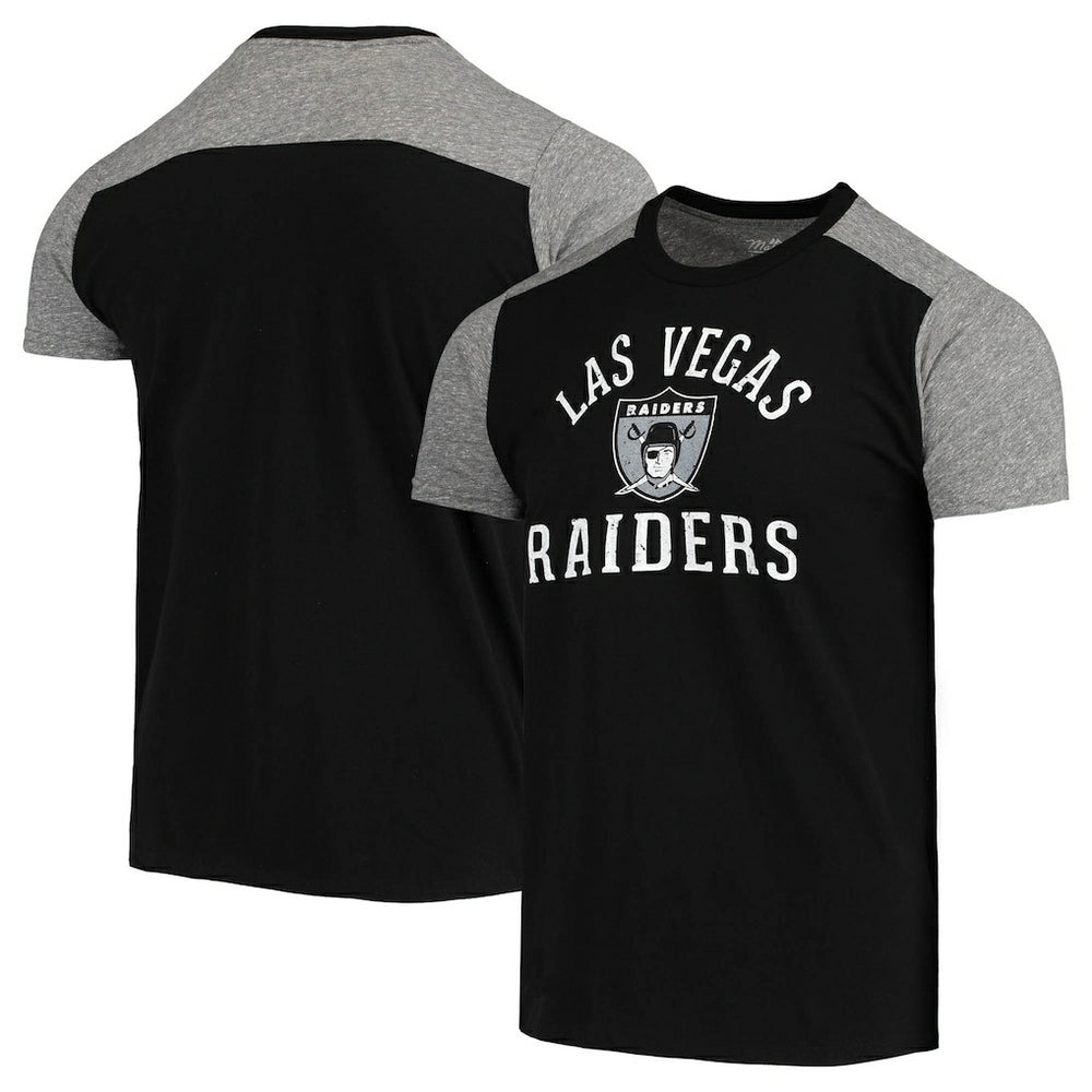 Las Vegas Raiders  Majestic Threads Gridiron Classics Field Goal Slub T-Shirt
