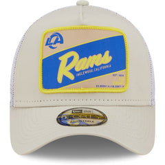 Los Angeles Rams New Era Happy Camper A-Frame Trucker 9FORTY Snapback Hat