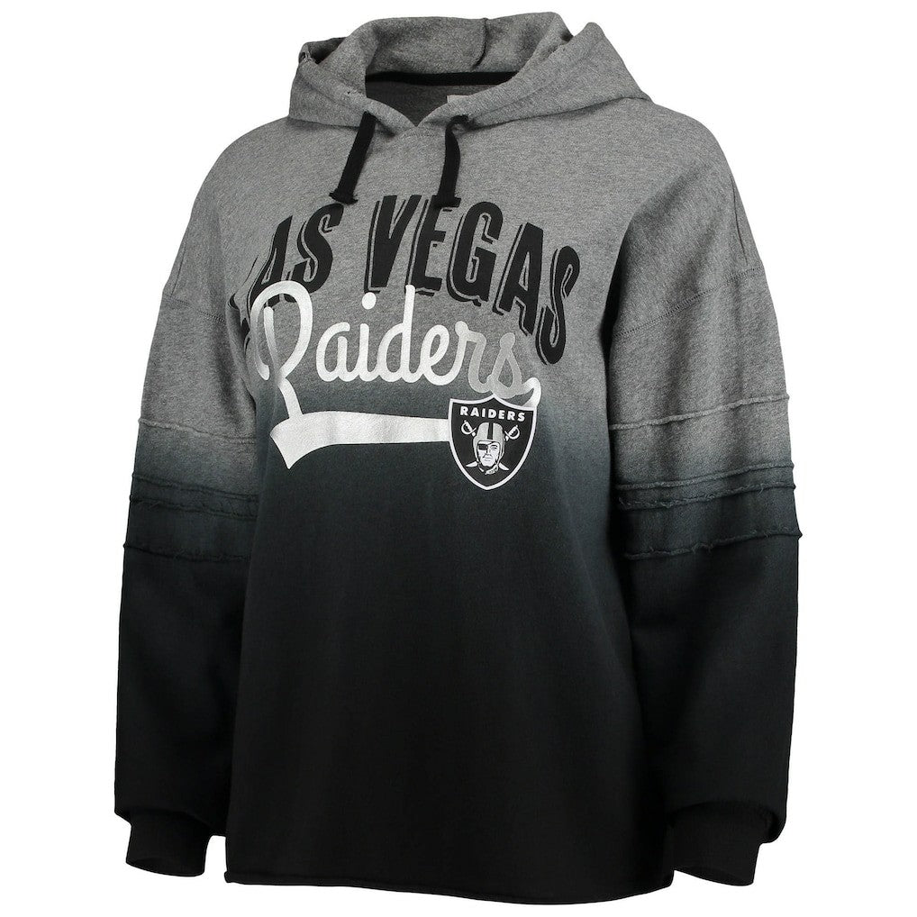 Las Vegas Raiders  Touch Women's Superstar Dip-Dye Pullover Hoodie