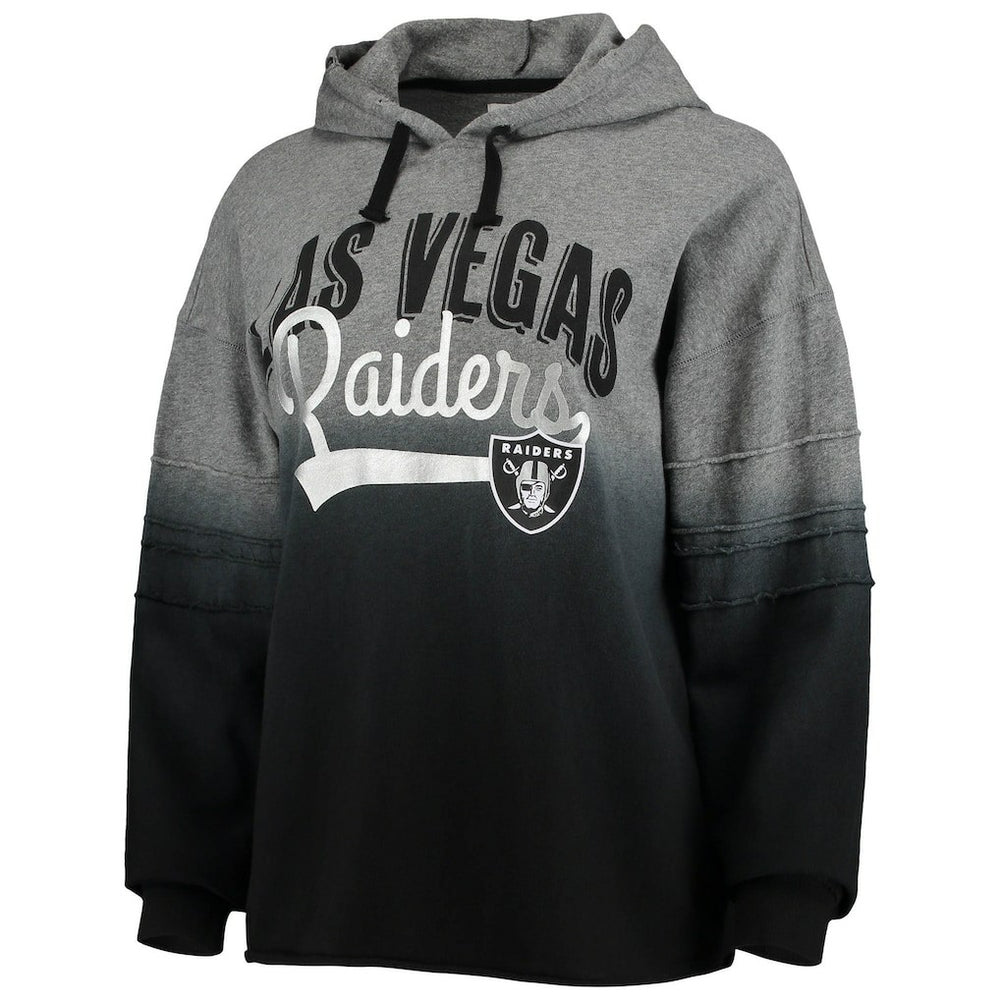 Las Vegas Raiders  Touch Women's Superstar Dip-Dye Pullover Hoodie