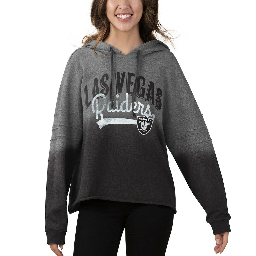 Las Vegas Raiders  Touch Women's Superstar Dip-Dye Pullover Hoodie