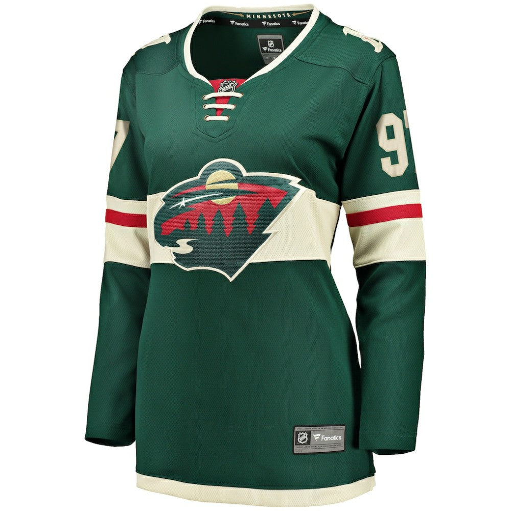 Kirill Kaprizov Minnesota Wild Fanatics Women's Home Breakaway Replica Jersey For Sale