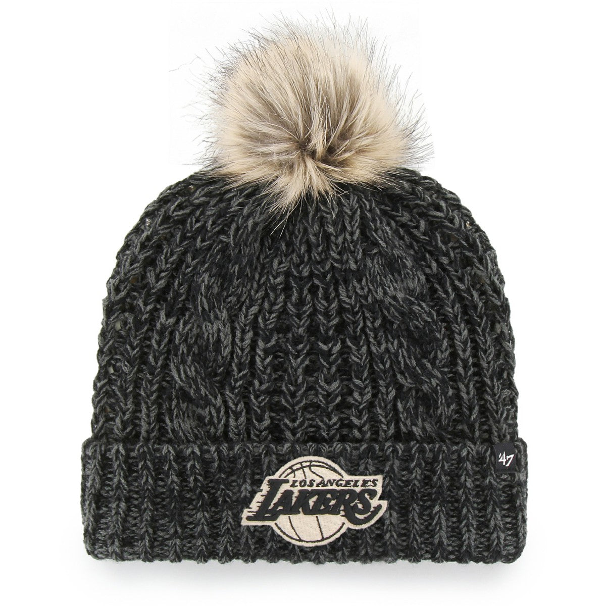 Los Angeles Lakers '47 Women's Meeko Cuffed Knit Hat with Pom Online