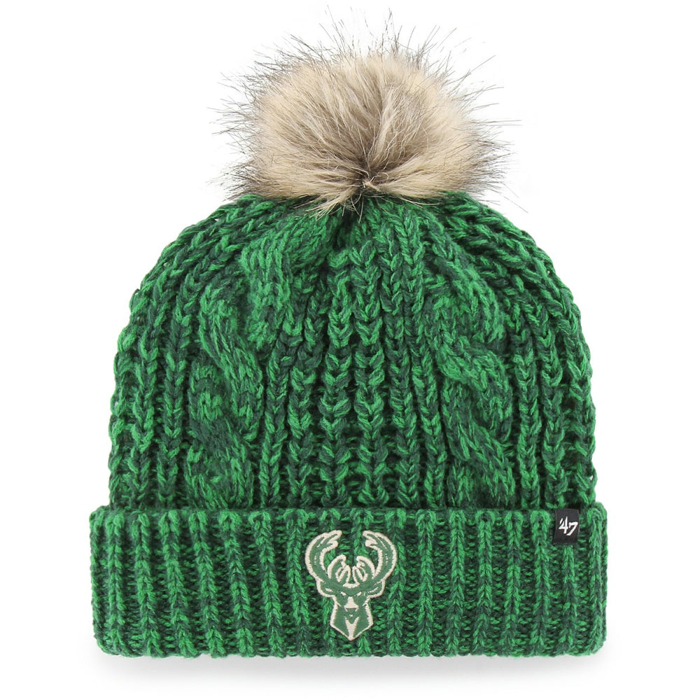 Milwaukee Bucks '47 Women's Meeko Cuffed Knit Hat with Pom Discount